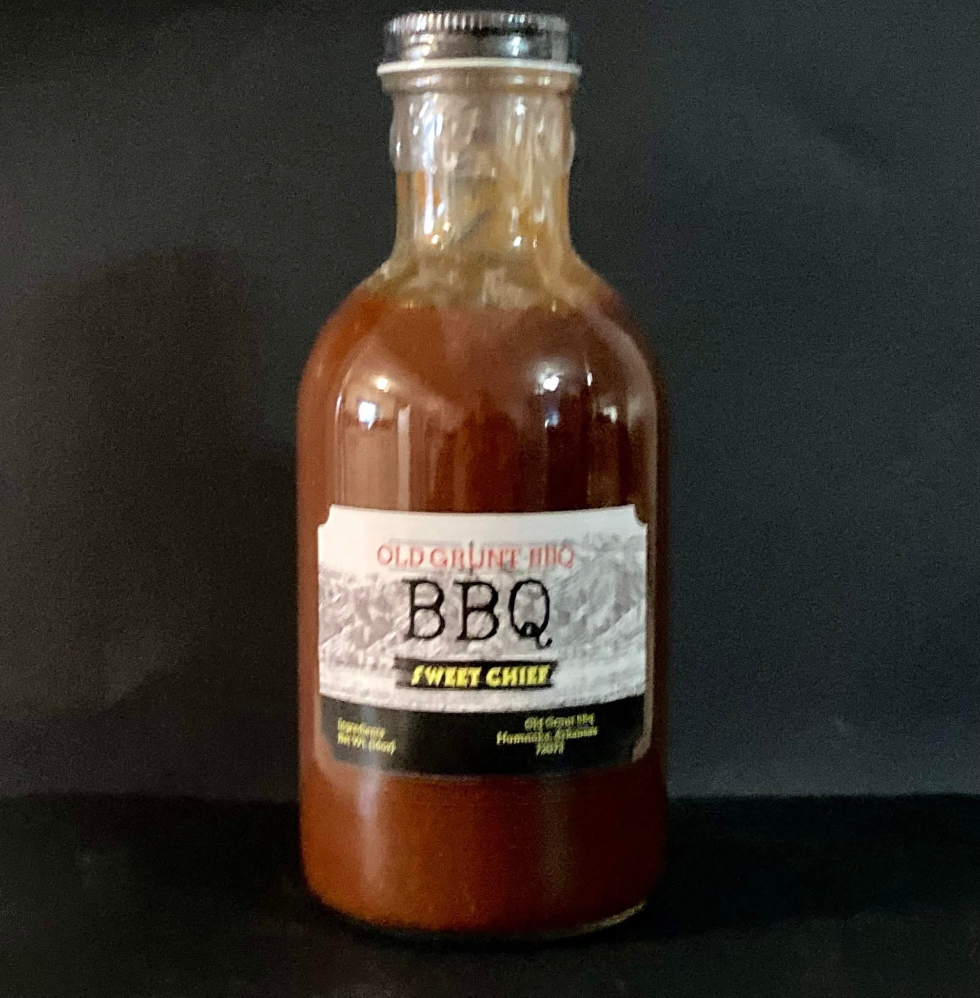 Old Grunt BBQ Sweet Chief Sauce – Sweet Heat Championship BBQ Sauce
