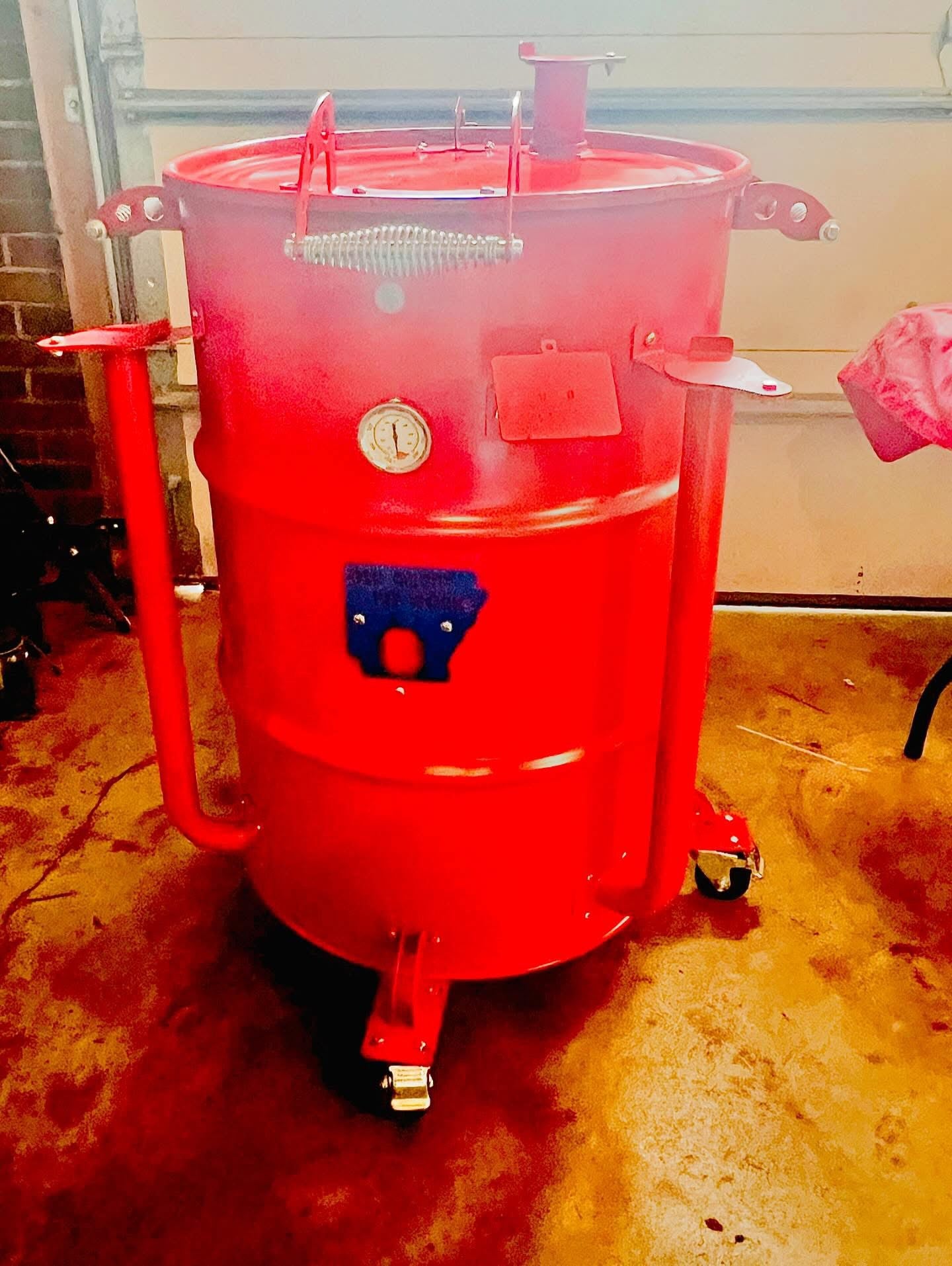 Old Grunt Pit Works Long Tune Barrel Smoker